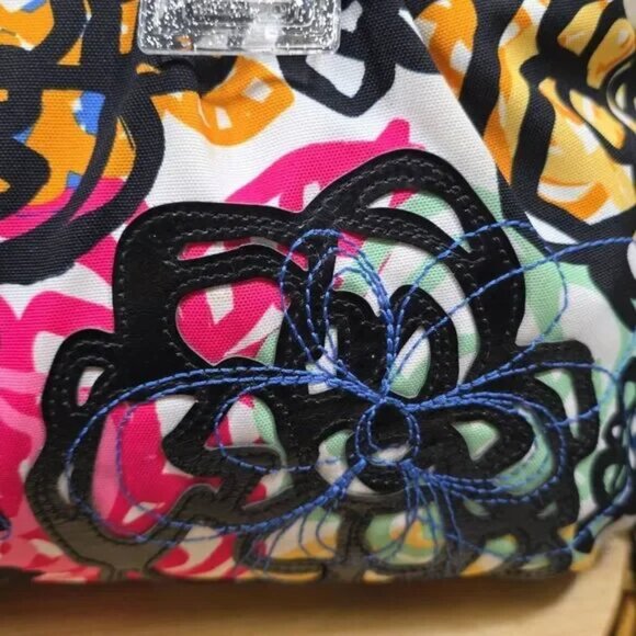 Coach Poppy Graphic Blossom Graffiti Glam Tote EUC - Picture 4 of 17